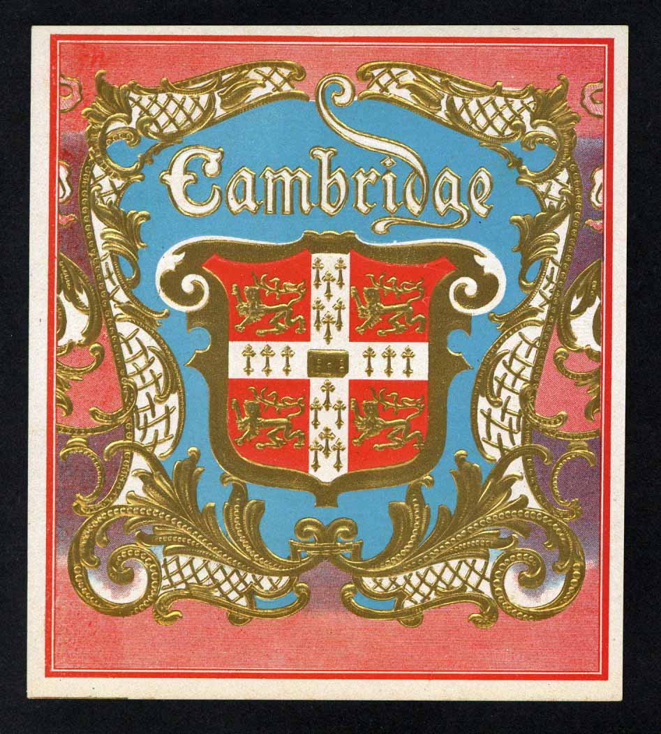Cambridge Brand Outer Cigar Label thelabelman