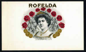 Rofelda Brand Inner Cigar Box Label