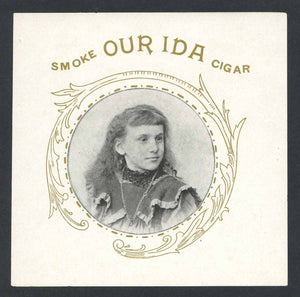 Our Ida Brand Outer Cigar Label