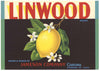 Linwood Brand Vintage Riverside County Lemon Crate Label