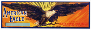 American Eagle Brand Vintage Fruit Crate Label