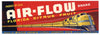 Air-Flow Brand Vintage Winter Garden Florida Citrus Crate Label