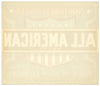 All American Brand Vintage Yakima Washington Apple Crate Label