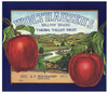 Wolthausen's Hilltop Brand Vintage Yakima Washington Apple Crate Label