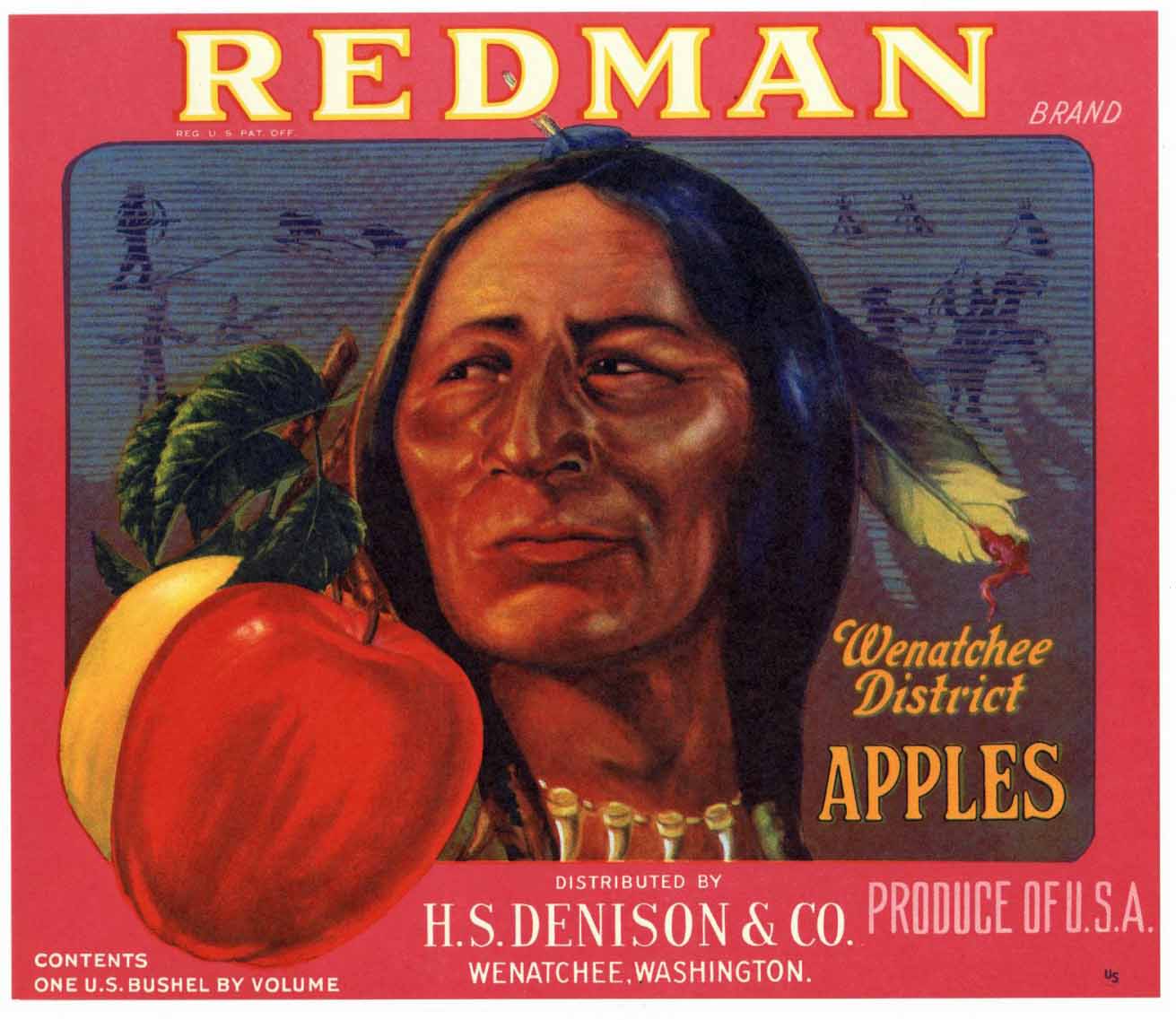 Strand's Supreme Brand Vintage Tieton Washington Apple Crate Label –  thelabelman