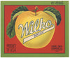 Wilko Brand Vintage Apple Crate Label, red, green