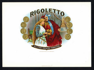 Rigoletto Inner Cigar Box Label