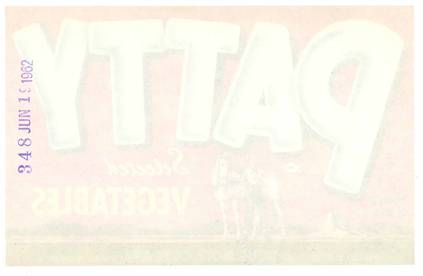 Patty Brand Vintage La Jara Colorado Vegetable Crate Label thelabelman