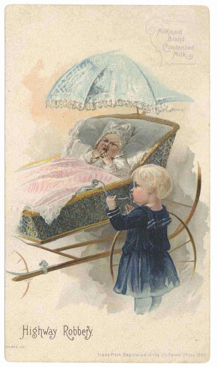 Victorian Trade Card, Anglo-Swiss Condensed Milk Co