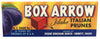 Box Arrow Brand Vintage Emmett Idaho Apple Crate Label