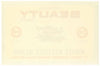 Arcadia Beauty Brand Vintage Whole Refugee Beans Can Label, sq