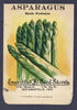 Asparagus Antique Everitt's Seed Packet, Martha Washington