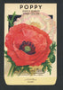 Poppy Vintage Everitt's Seed Packet, Shirley