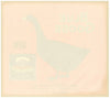 Blue Goose Brand Vintage Orange Crate Label, Sentinel Butte
