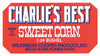 Charlie's Best Brand Vintage Belle Glade Florida Corn Crate Label, red