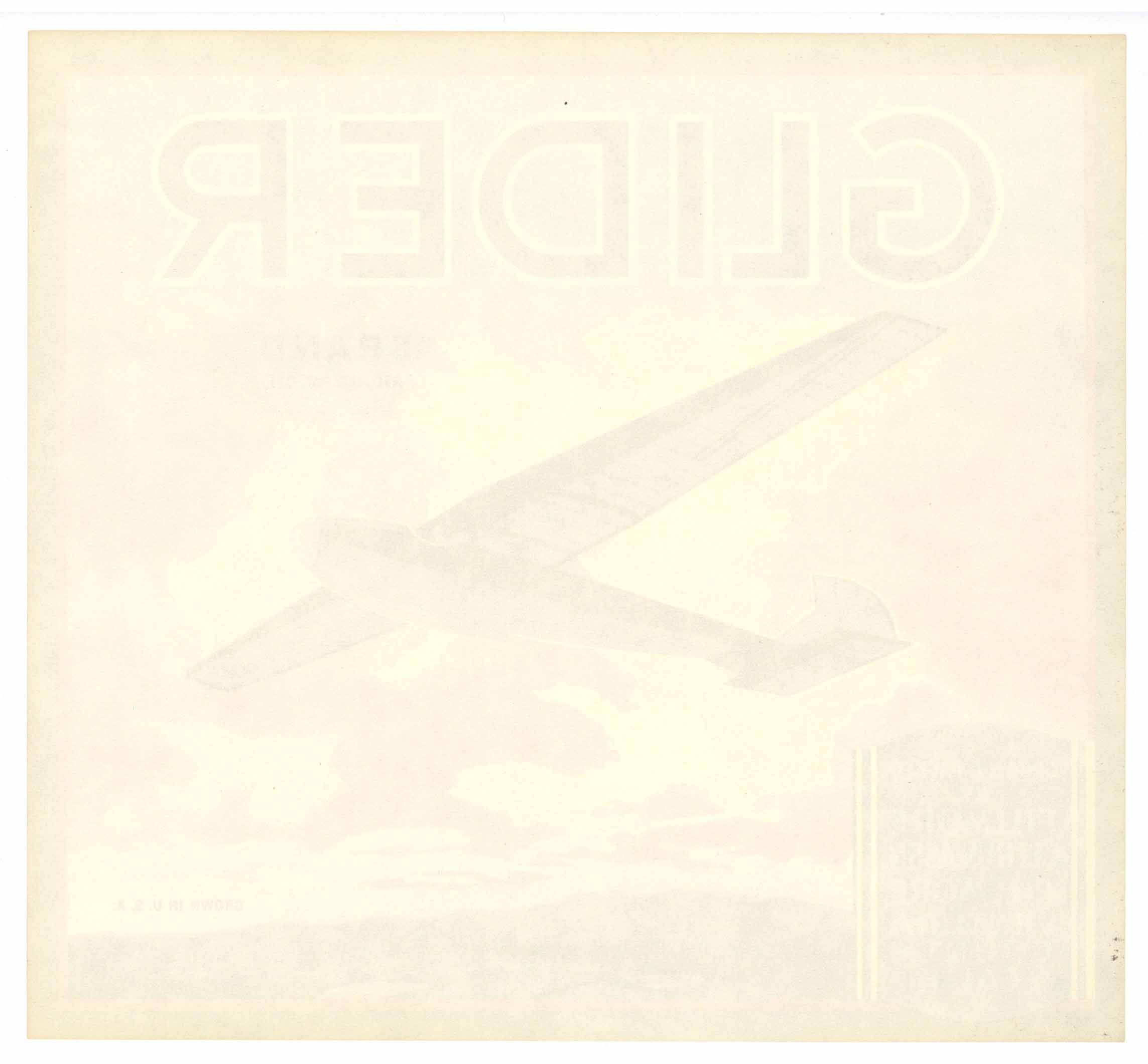 Glider Brand Vintage Fillmore Orange Crate Label, Valencias thelabelman