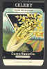 Celery Antique Card Seed Co. Packet, Golden