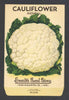 Cauliflower Vintage Everitt's Seed Packet, Snowball