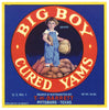 Big Boy Brand Vintage Pittsburgh Texas Yam Crate Label