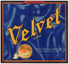 Velvet Brand Vintage Irvine Orange Crate Label