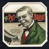 Pat Brady Brand Outer Cigar Label