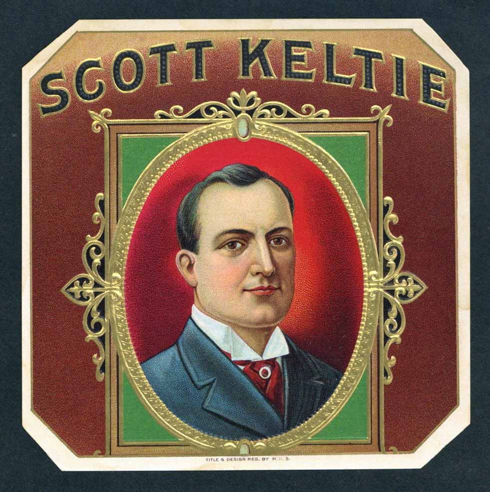 Scott Keltie Brand Outer Cigar Label