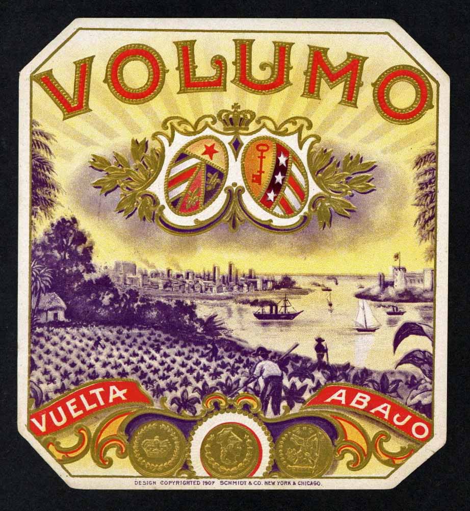 Volumo Brand Outer Cigar Label