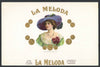 La Meloda Brand Inner Cigar Box Label