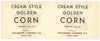 Flicker Brand Vintage Field Corn Can Label