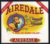 Airedale Brand Inner Cigar Box Label