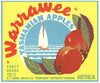 Warrawee Brand Vintage Tasmania Australia Apple Crate Label