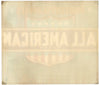 All American Brand Vintage Yakima Washington Apple Crate Label, 40 lb, variation