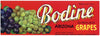 Bodine Brand Vintage Phoenix Arizona Grape Crate Label