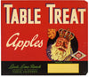 Table Treat Brand Visalia California Apple Crate Label