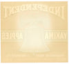 Independent Brand Vintage Washington Apple Crate Label, red