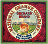 Orchard Brand Vintage Riverside Orange Crate Label