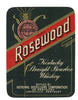 Rosewood Brand Vintage Louisville Kentucky Whiskey Label