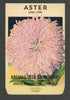 Aster Vintage Archias Seed Store Seed Packet