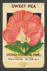 Sweet Pea Vintage Archias Seed Store Seed Packet