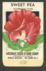 Sweet Pea Vintage Archias Seed Store Seed Packet