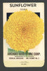 Sunflower Vintage Archias Seed Store Seed Packet