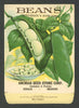 Beans Antique Archias Seed Packet, Henderson's Bush Lima