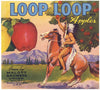Loop Loop Brand Malott Washington Apple Crate Label
