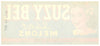 Suzy Bel Brand Vintage Blythe California Cantaloupe Crate Label, blue