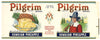 Pilgrim Brand Vintage Providence Rhode Island Pineapple Can Label