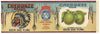 Cherokee Brand Vintage Plum Can Label, weight