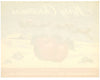 Merry Christmas Brand Vintage Apple Crate Label, red stripe