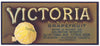Victoria Brand Vintage Riverside Grapefruit Crate Label, lug