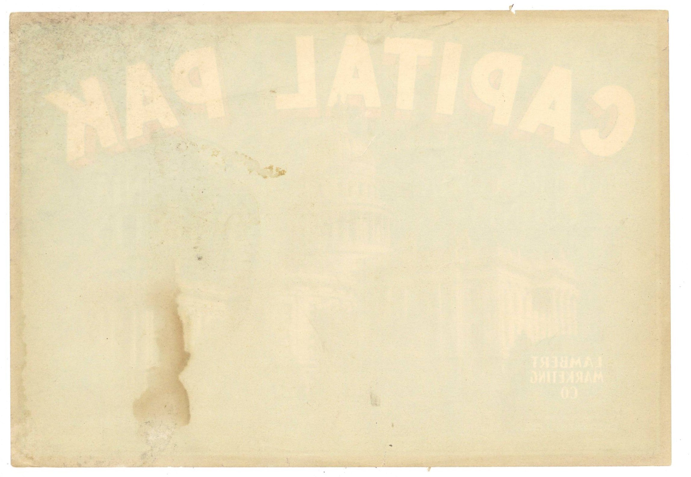 Capital Pak Brand Vintage California Pear Crate Label, Contra Costa Co ...