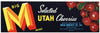 Big M Brand Vintage Salt Lake City Utah Cherry Crate Label